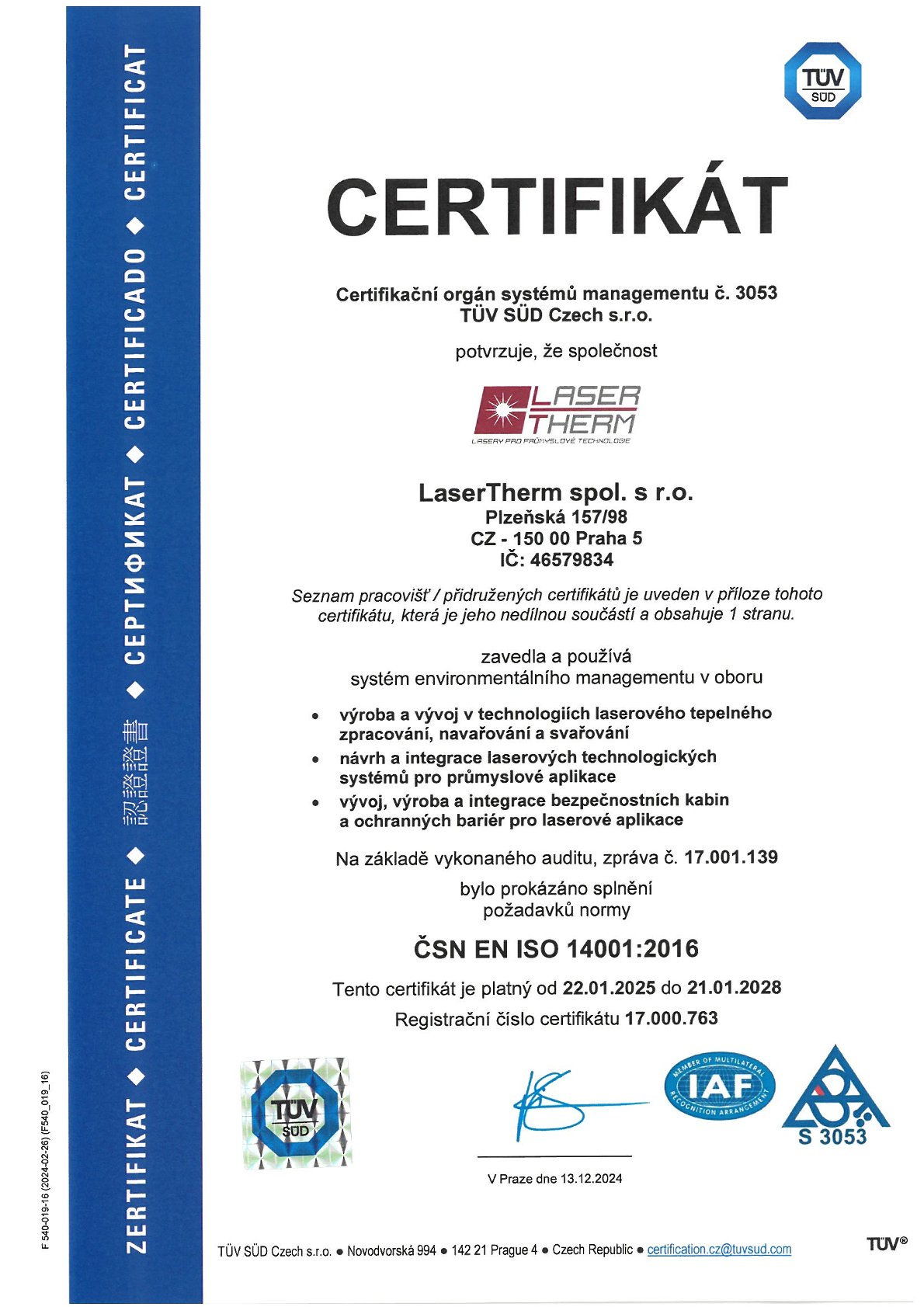 ČSN EN ISO 14001:2015